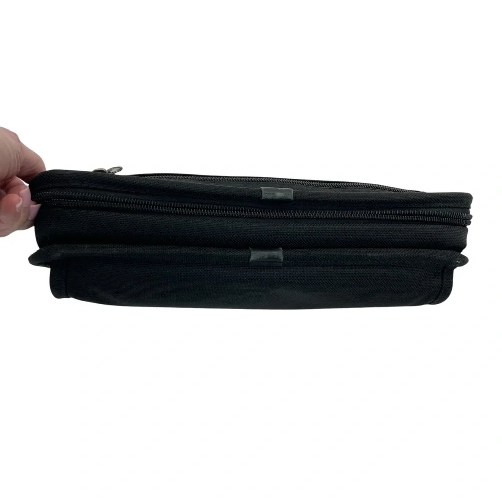 Tumi Nylon Portfolio Organizer Bag OS Black
